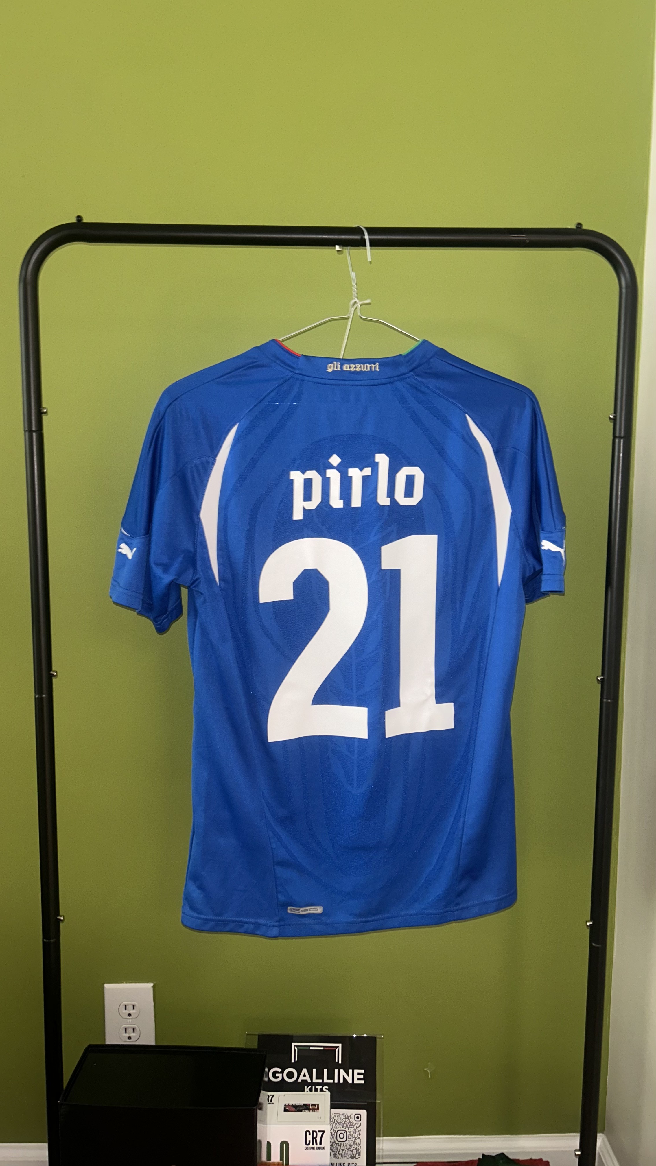 Italy Home 2010 World Cup Pirlo 21 — Pirlo 21 (3)