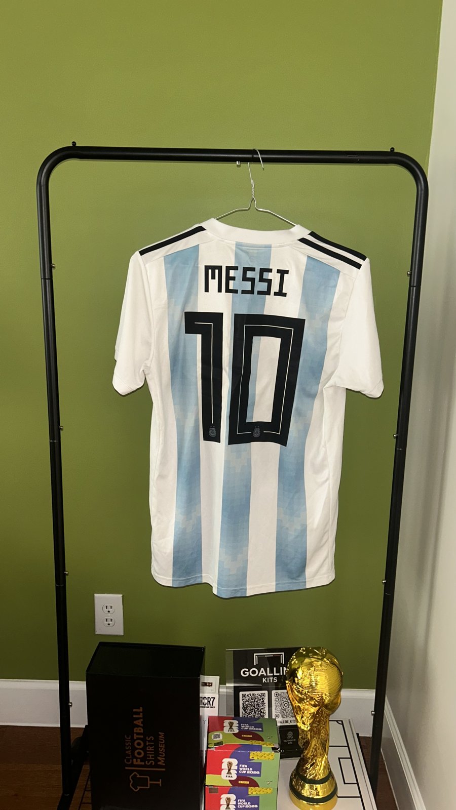 Argentina Home 2018 World Cup Messi 10 — Messi 10 (2)
