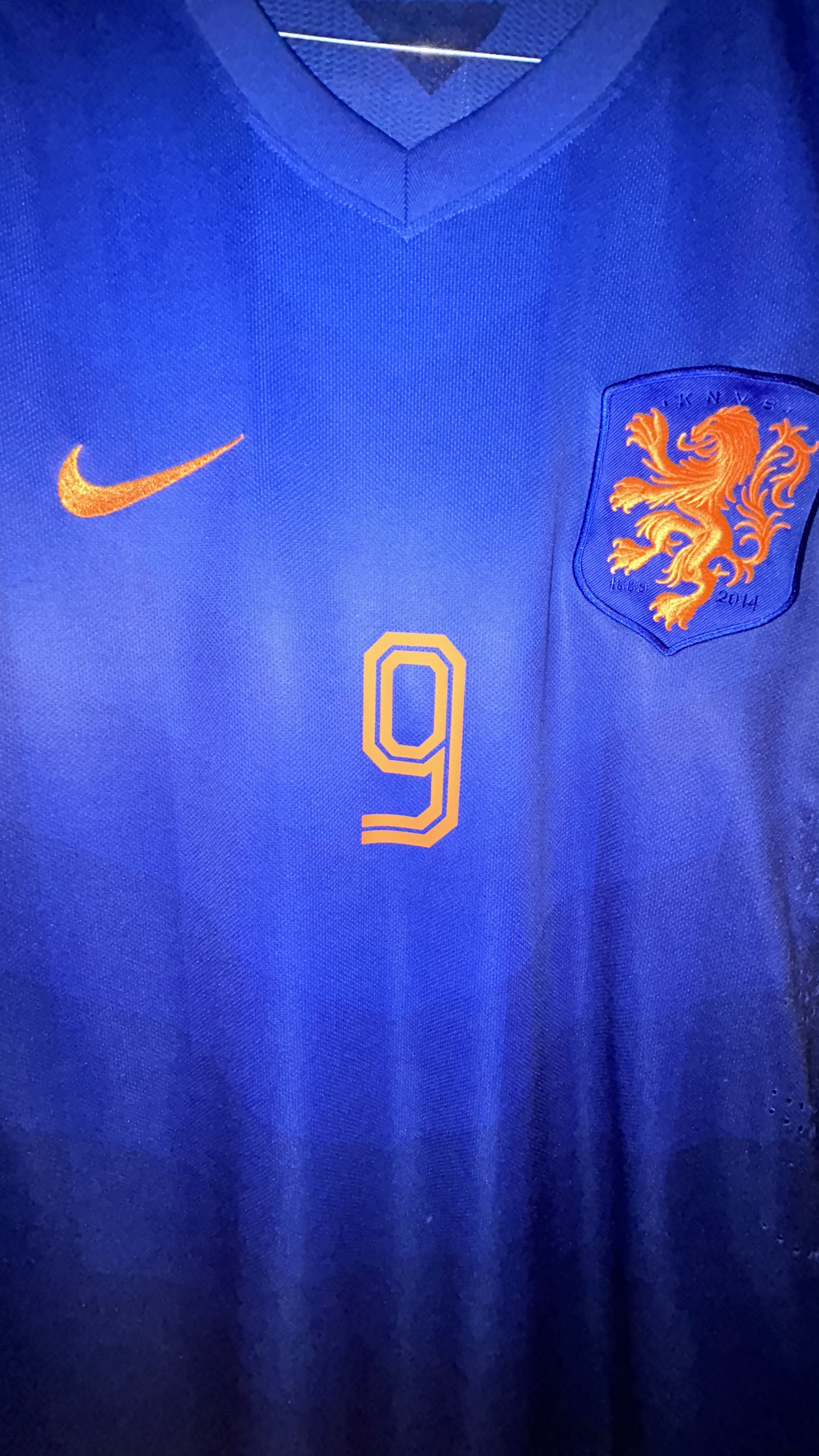 Netherlands Away 2014 World Cup Van Persie 9 — V. Persie 9 (3)